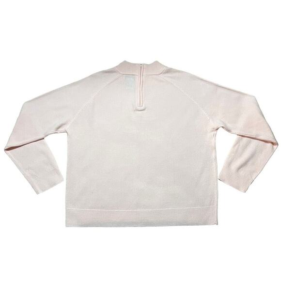 Drapers and Damons Womens Sweater Lux Soft Pullover Mock Neck Pink Petite Large - Picture 5 of 8